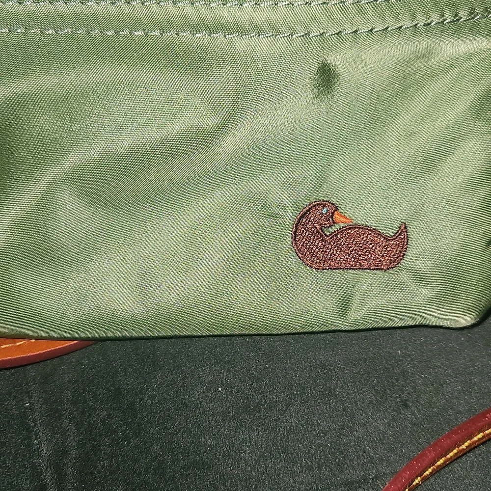 Dooney & Bourke Green and Brown Crossbody Bag - Picture 2 of 5